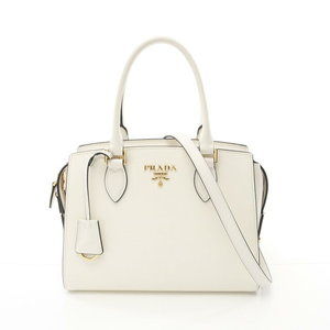 Prada SAFFIANO SOFT handbag leather white